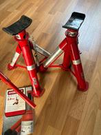 Hydraulische potkrik 2.0 ton en 2 assteunen, Ophalen, Gebruikt, Hydraulisch, Potkrik