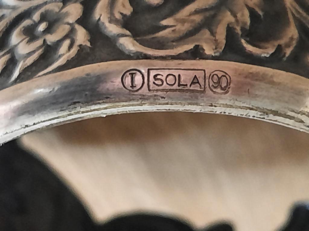 Servethouder sola 90 bewerkt, Ophalen of Verzenden