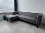 Bank KARISE chaise longue grijs (Jysk), Ophalen, 125 tot 150 cm, Scandinavisch, modern, Stof
