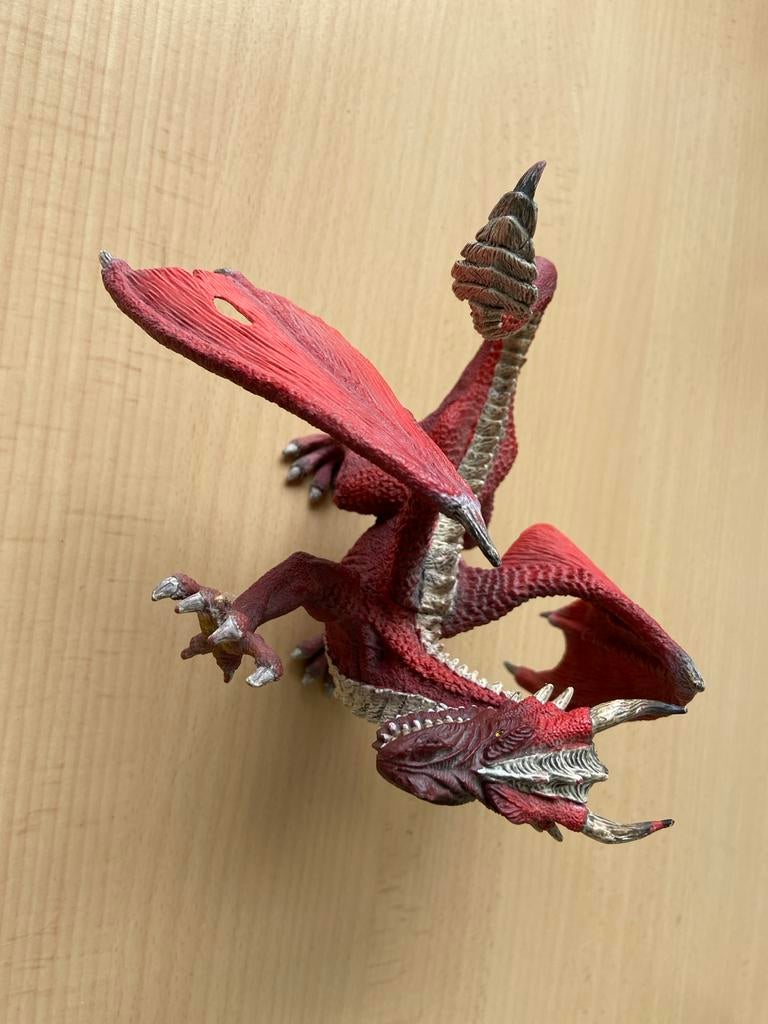 Rode draak speelfiguur Schleich, Ophalen of Verzenden, Zo goed als nieuw
