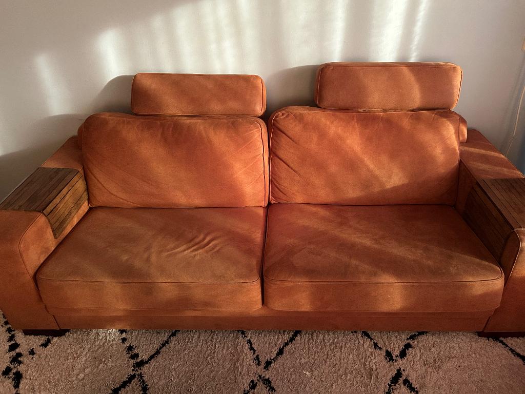 Te koop 2,5/3-Zitsbank, Gebruikt, Driepersoons, 75 tot 100 cm, Ophalen of Verzenden