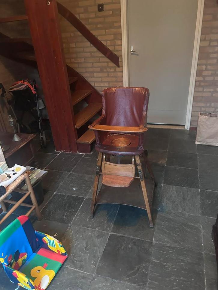 Antieke kinderstoel, Kinderen en Baby's, Kinderstoelen, Gebruikt, Overige typen, Ophalen