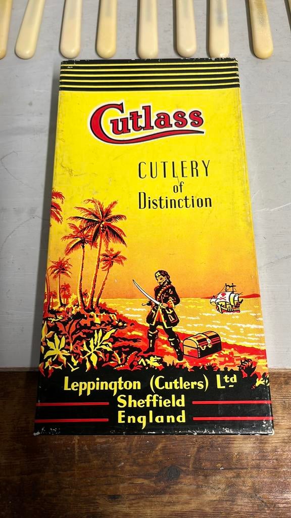 Vintage Cutlass messenset van Leppinton (Cutlers) LTD, Antiek en Kunst, Ophalen of Verzenden