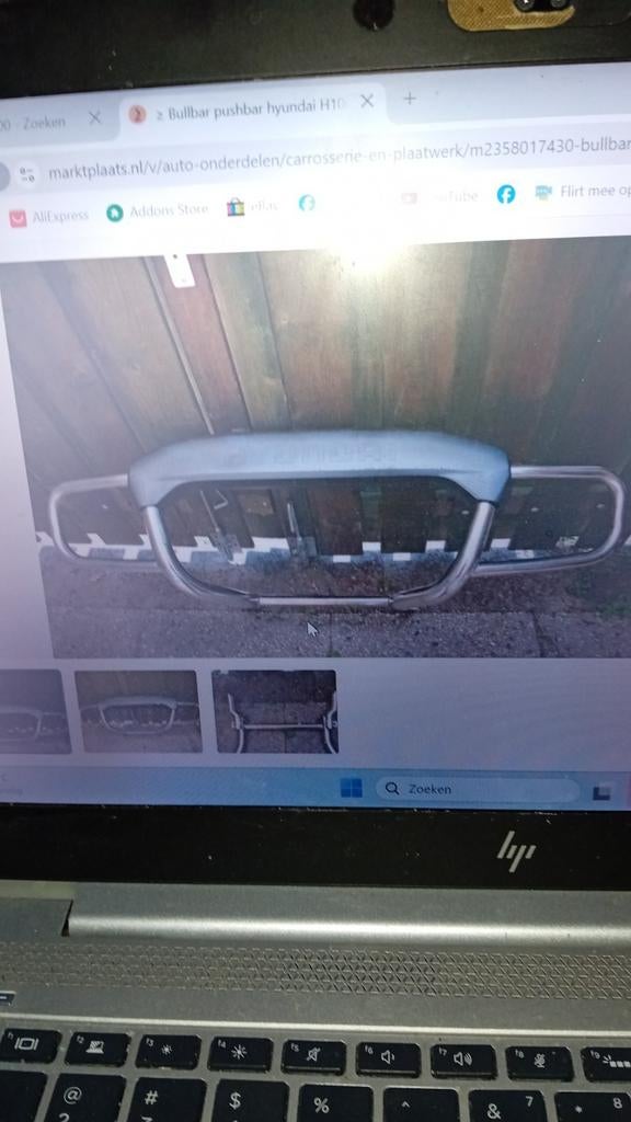 Bullbar Pushbar Hyundai H200 - Bescherming en Stijl, Ophalen, Voor, Nieuw, Bumper