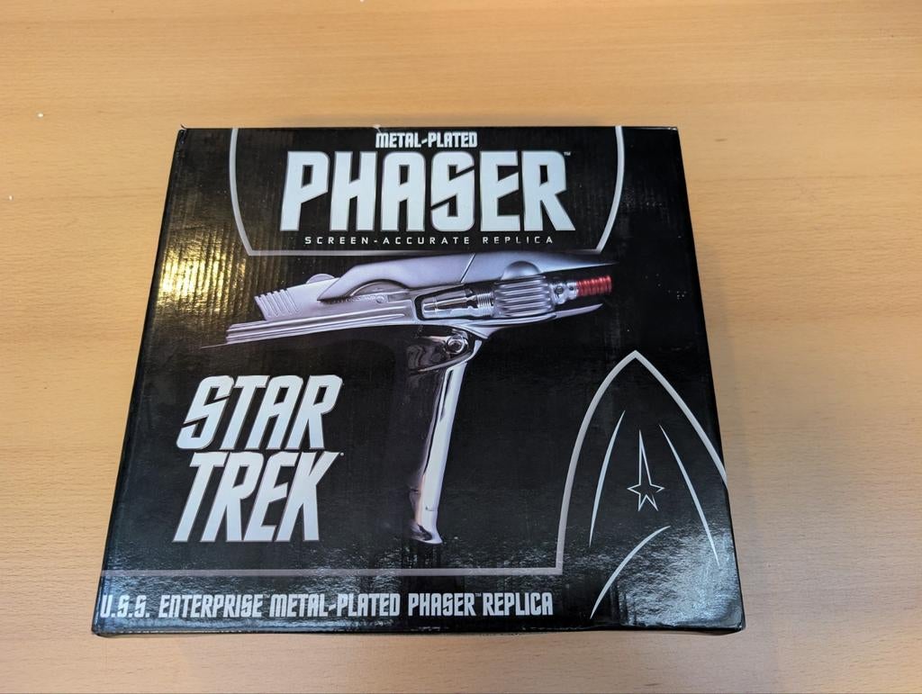 QMx Star Trek Phaser metal, Ophalen