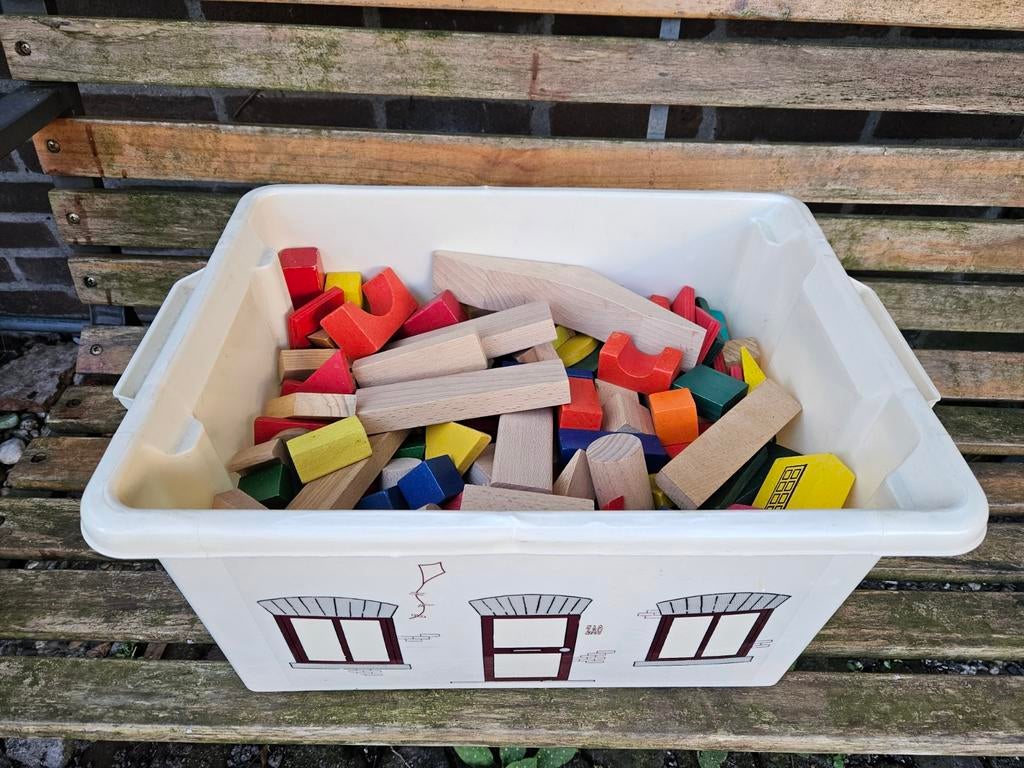 8.9 kilo houten blokken, Ophalen, Gebruikt, Overige merken