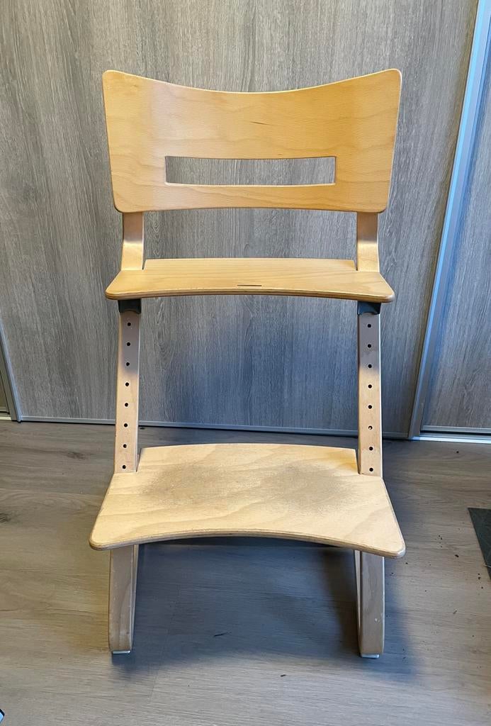 Houten meegroeistoel!, Ophalen, Gebruikt, Meegroeistoel