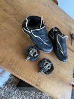 Shimano spd schoenen met DX pedalen, Fietsen en Brommers, Fietsonderdelen, Crankstel of Pedalen, Gebruikt, Shimano, Mountainbike