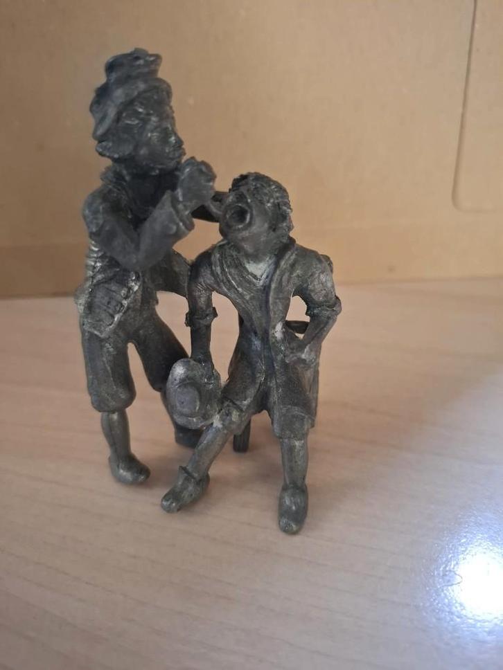 tin beeldje van de tandarts, Antiek en Kunst, Antiek | Tin, Ophalen of Verzenden