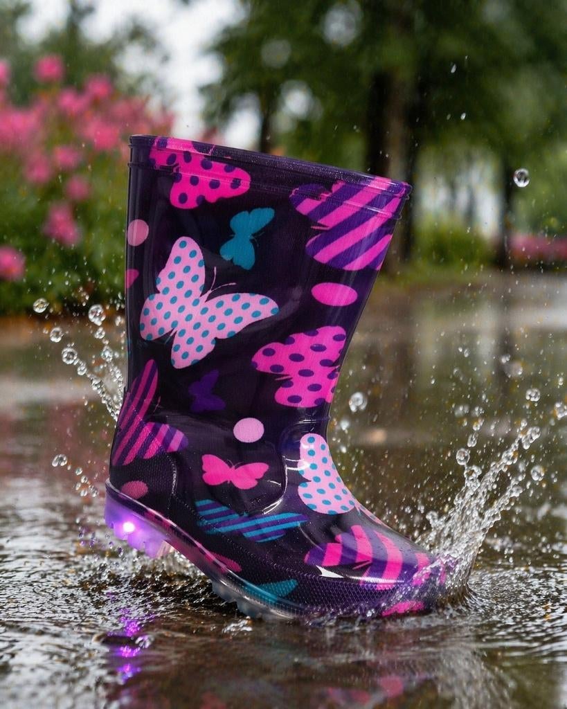 Partij regenlaarzen voor kinderen met LED lichtjes, NHP International, Meisje, Sales@nhp-international.com, Ophalen of Verzenden