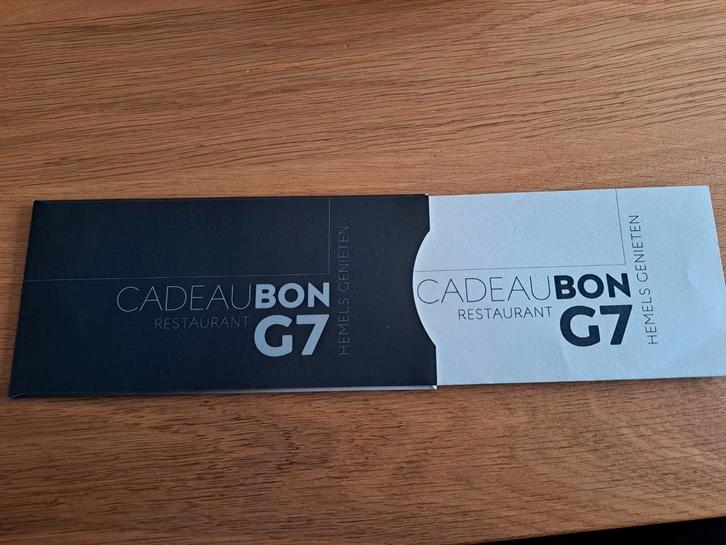 Te koop Cadeaubon van Restaurant G7 in Sittard., Tickets en Kaartjes, Kortingen en Cadeaubonnen