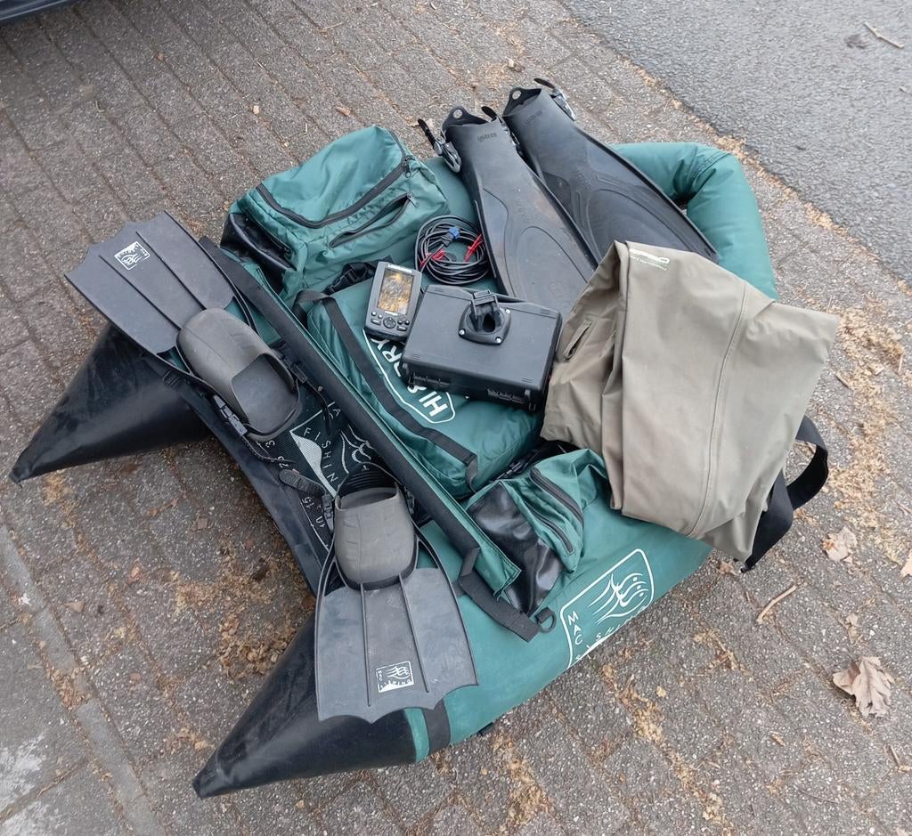 Bellyboat Mac Fishing Hi and Dry, Lowrance, Mares, Spro, Ophalen, Zo goed als nieuw, Overige typen