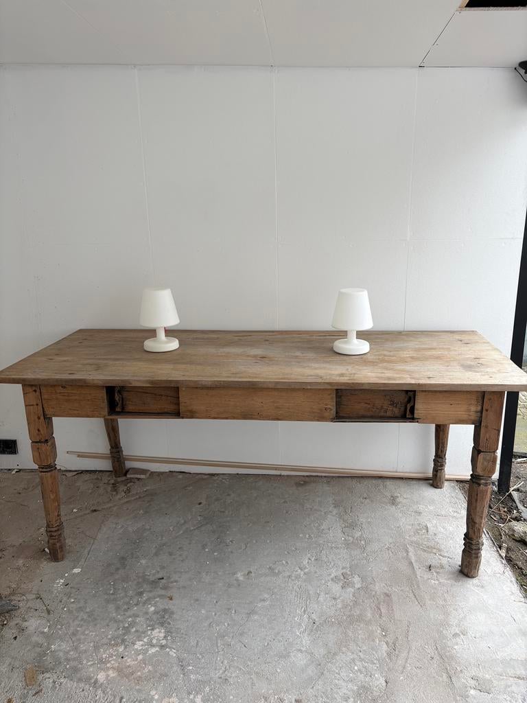 Oude eettafel!, Ophalen, Gebruikt, 200 cm of meer, 50 tot 100 cm