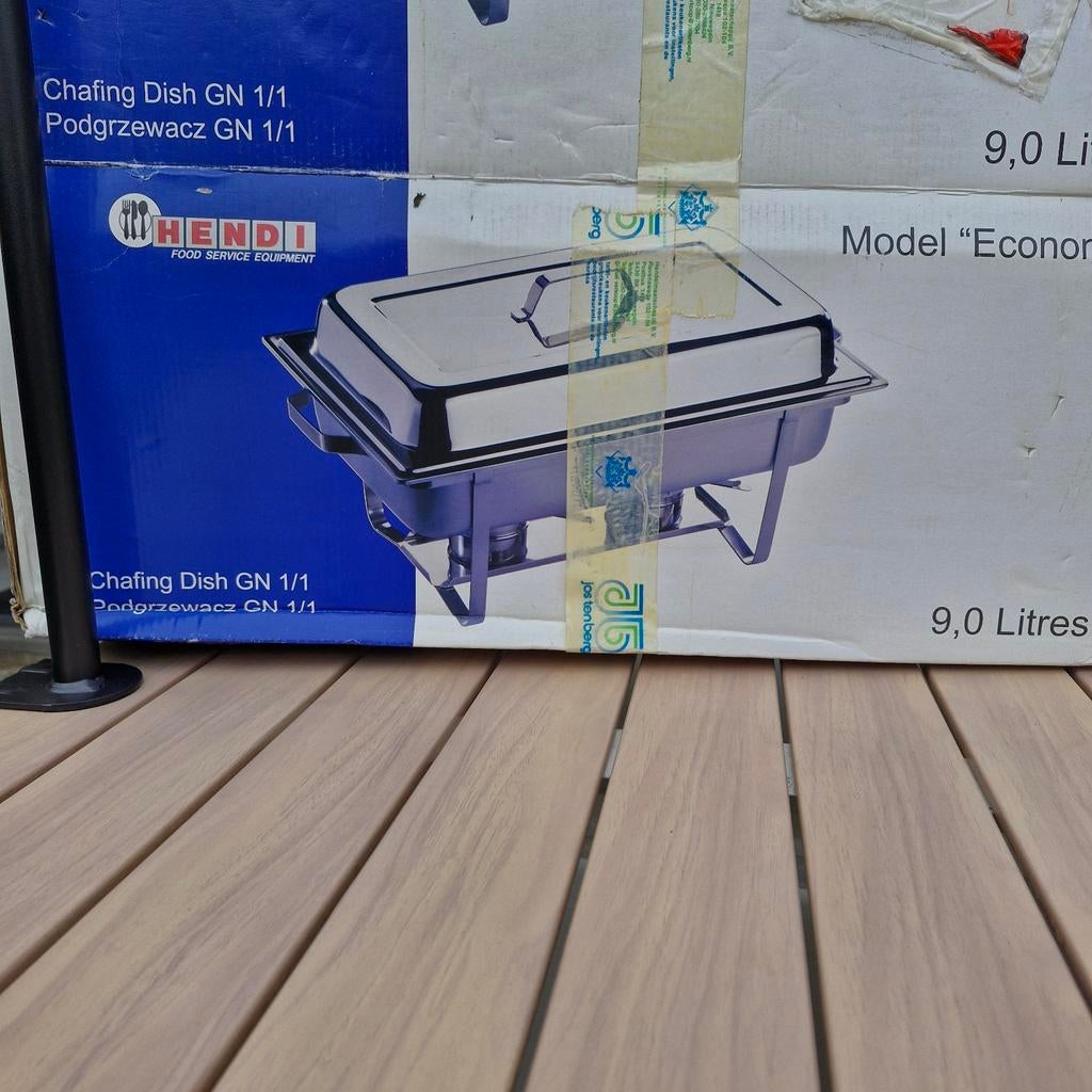 Hendi Chafing Dish GN 1/1 - 9 Liter Economisch Model, Ophalen, Gebruikt