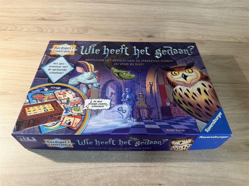 wie heeft het gedaan ? - s6364, Hobby en Vrije tijd, Gezelschapsspellen | Bordspellen, Verzenden, Zo goed als nieuw
