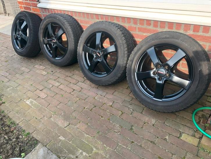 Set lichtmetalen velgen Dezent, Auto-onderdelen, Banden en Velgen, Velg(en), Winterbanden, 16 inch, 205 mm, Personenwagen, Gebruikt