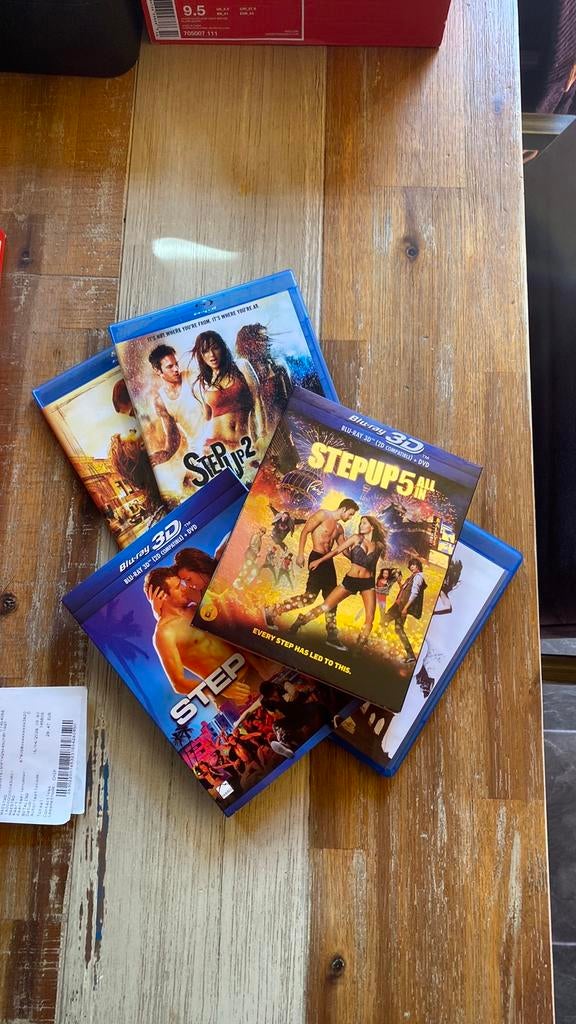 Step Up 1t/m 5 alle 5 de films op Blu-Ray disc, Ophalen of Verzenden, Zo goed als nieuw, Overige genres, Boxset
