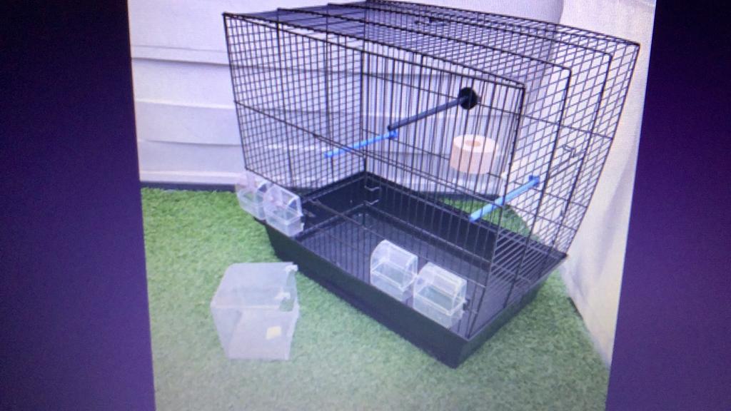 Vogelkooi Nieuw. Weg is weg. 25,- euro, Ophalen of Verzenden, Zo goed als nieuw, Metaal, Vogelkooi