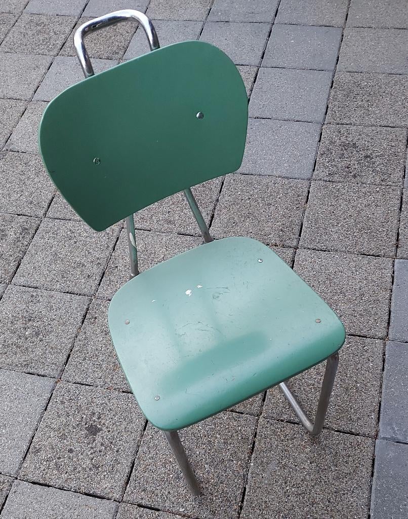 Stoel met chromen frame, Huis en Inrichting, Stoelen, Ophalen, Gebruikt, Overige kleuren, Eén