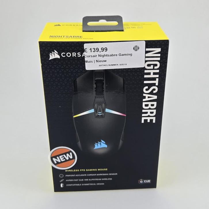 Corsair Nightsabre Gaming Muis | Nieuw, Computers en Software, Muizen, Nieuw
