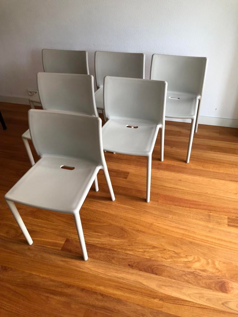 Magis Air Chair - Jasper Morrison - Set van 6, Ophalen, Kunststof, Gebruikt, Magis