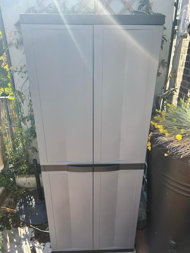 Nieuwe Toomax Tuinkast / Schuurkast - 65x37x165cm, Tuin en Terras, Ophalen, Nieuw, Kunststof, Overige typen