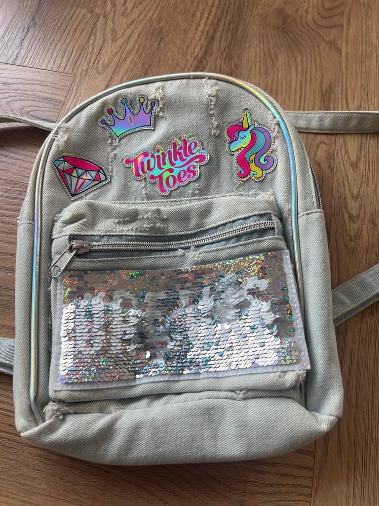Twinkle Toes: Unicorn rugtas meisje Skechers, Overige merken, Gebruikt, 25 tot 40 cm, Ophalen of Verzenden