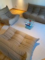 Ligne Roset - Togo - Bankstel Set (3-delig) - Taupe/Bruin, 300 cm of meer, Zo goed als nieuw, Rechte bank, Stof