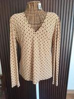 Travelstof blouse van Studio Anneloes - mt L, Kleding | Dames, Studio Anneloes, Beige, Maat 42/44 (L), Ophalen of Verzenden