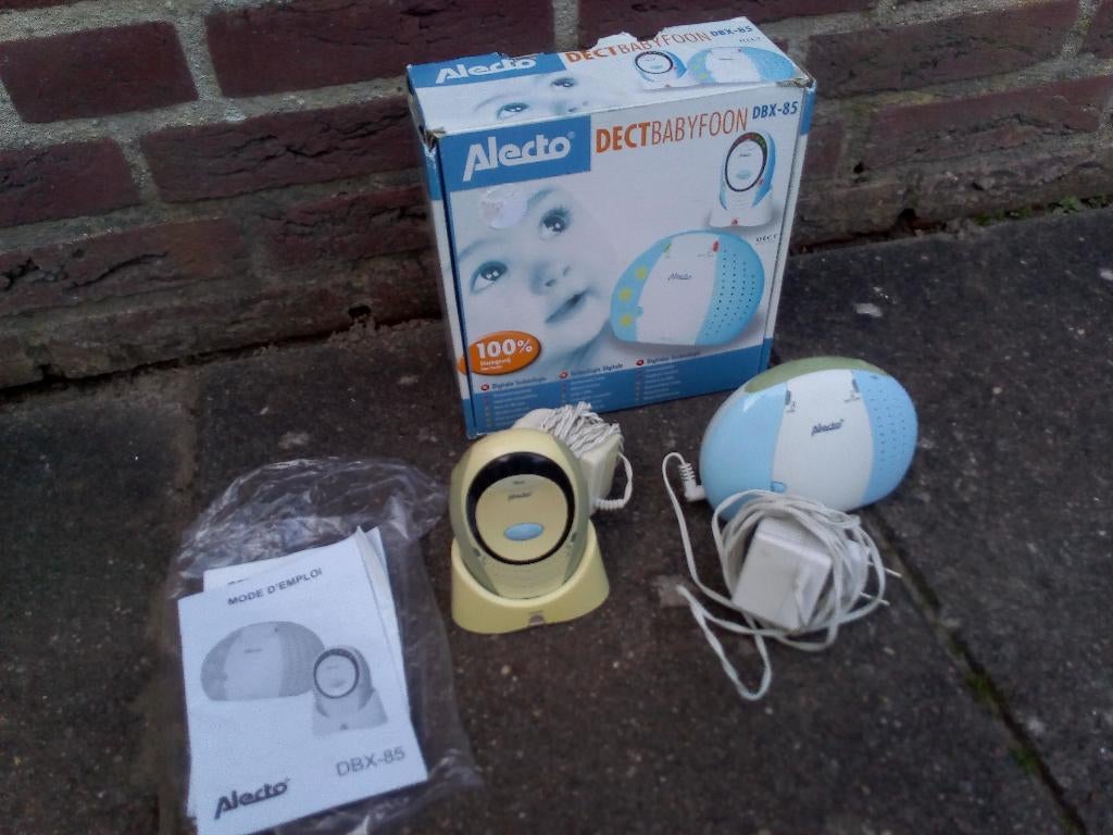 Alecto Dect Babyfoon DBX-85, Kinderen en Baby's, Babyfoons, Ophalen of Verzenden, Gebruikt, Minder dan 100 meter