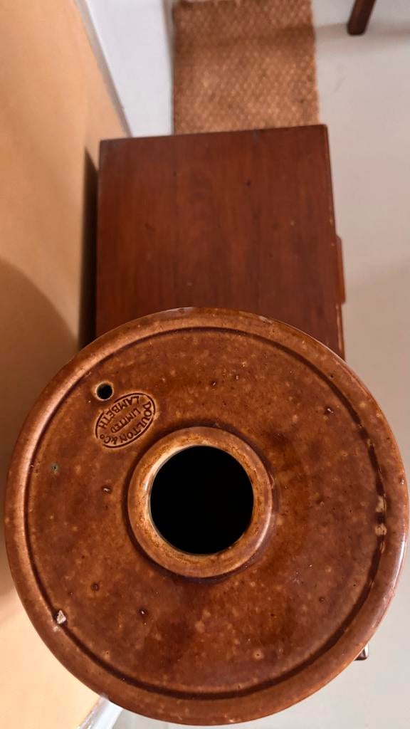 Antiek Doulton Lambeth Steengoed Drankvat, Ophalen