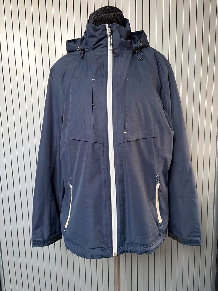 Donkerblauwe zomerjas van Human  Nature (ANWB) mt XXXL, Kleding | Heren, Jassen | Zomer, Zo goed als nieuw, Overige maten, Blauw