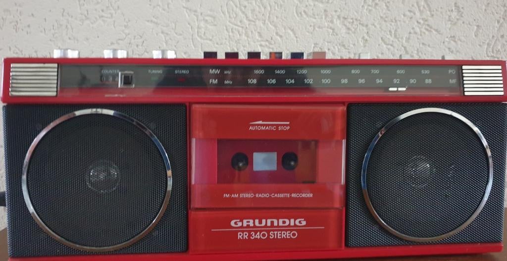 Grundig RR 340 Stereo radio-cassette recorder, Ophalen