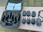 Fox micron rx+ 3+1 beetmelderset incl case, Watersport en Boten, Hengelsport | Karpervissen, Ophalen of Verzenden, Gebruikt, Overige typen