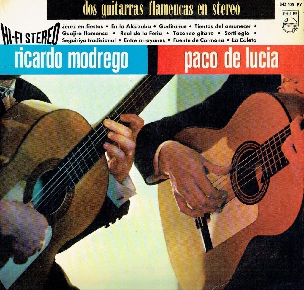 Ricardo Modrego Paco De Lucia–Dos Guitarras Flamencas Stereo, Ophalen, Zo goed als nieuw, 12 inch