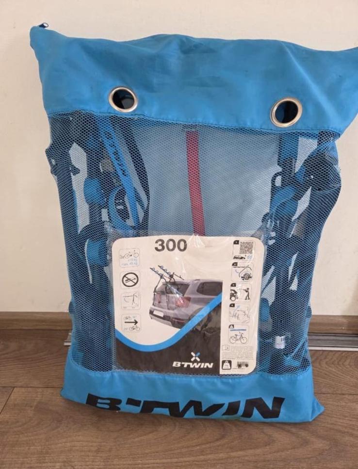 Fietsendrager achterklep Btwin, Ophalen of Verzenden, Zo goed als nieuw, Campingkast