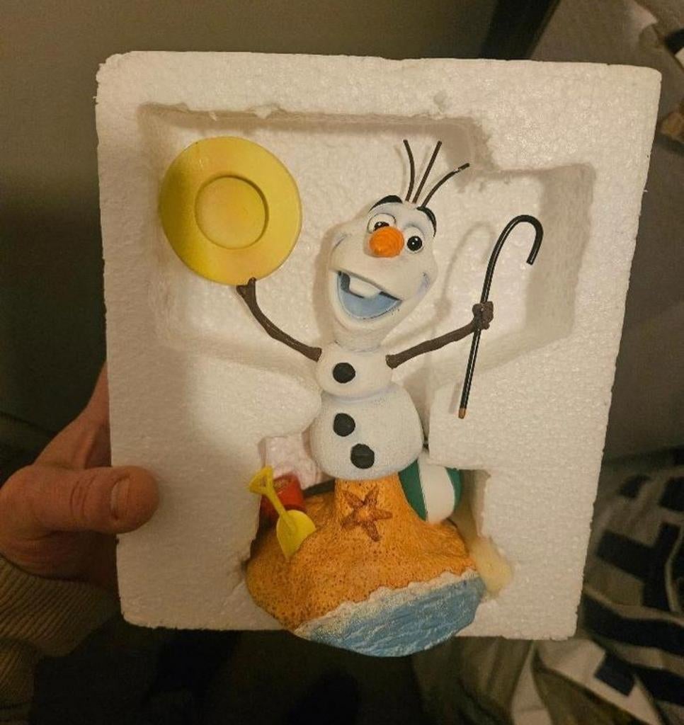 Nieuwe Olaf van Frozen beeldje - Nooit uit doos geweest, Ophalen of Verzenden, Nieuw
