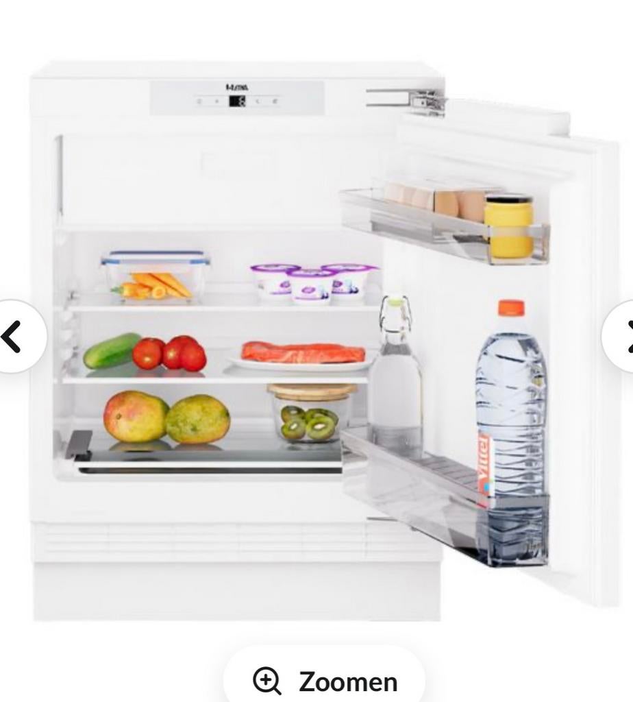 etna onderbouw koelkast, Ophalen, Zonder vriesvak, Minder dan 85 cm, 100 tot 150 liter