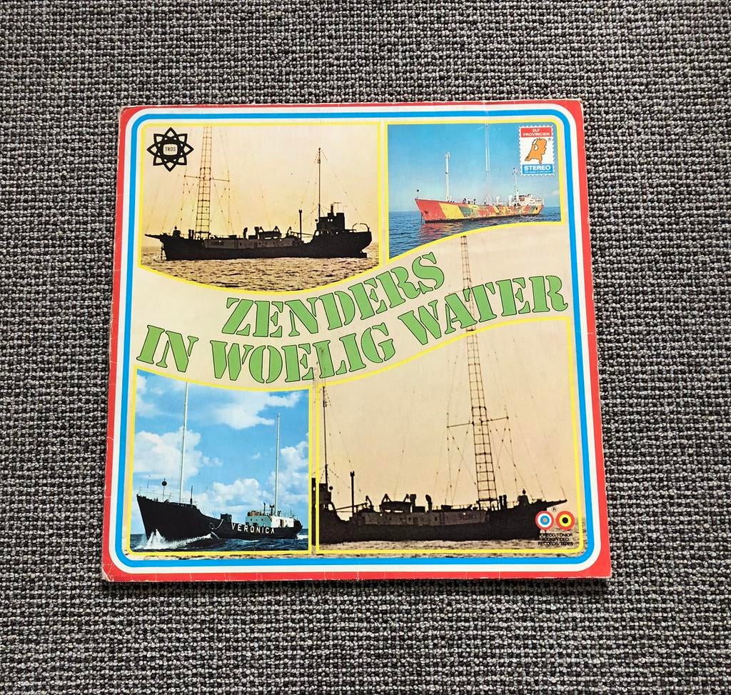 Zenders in woelig water lp, Ophalen, Gebruikt, 12 inch