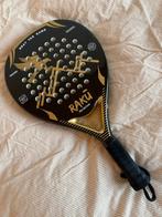 Raku Padel Racket Pro Edition - Zwart/Goud, Sport en Fitness, Ophalen of Verzenden, Zo goed als nieuw, Padelracket