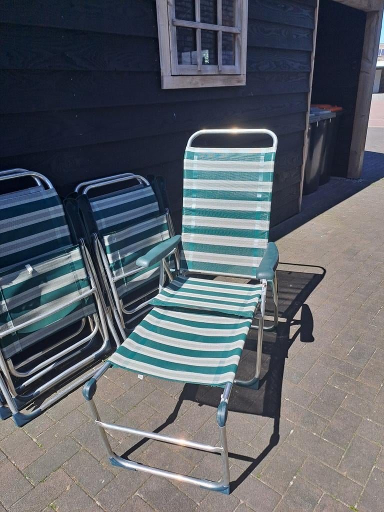 Campingstoelen 5 stuks, Ophalen, Gebruikt, Campingstoel