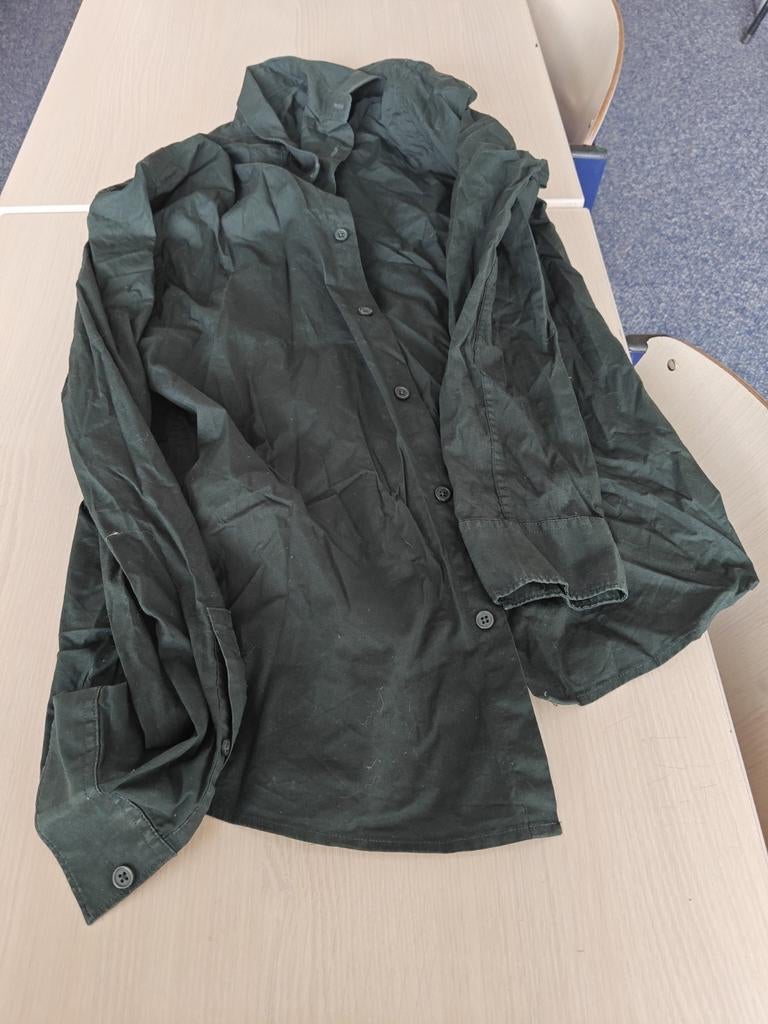 DISTRIKT NØRREBRO Groen Overhemd Maat S, Kleding | Dames, Blouses en Tunieken, Ophalen, DISTRIKT NØRREBRO, Zo goed als nieuw, Maat 36 (S)