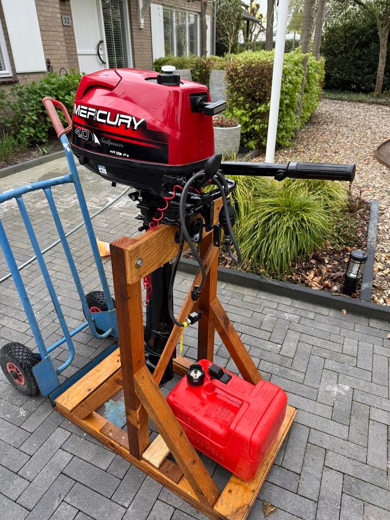 Mercury 4pk Sailpower langstaart buitenboordmotor, Watersport en Boten, Buiten- en Binnenboordmotoren, Gebruikt, Minder dan 5 pk