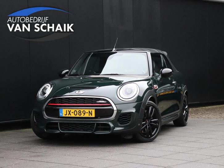 Mini Mini Cabrio 2.0 John Cooper Works | LEDER | H&K | CAMER, Auto's, Mini, Bedrijf, Te koop, Cabrio, ABS, Achteruitrijcamera