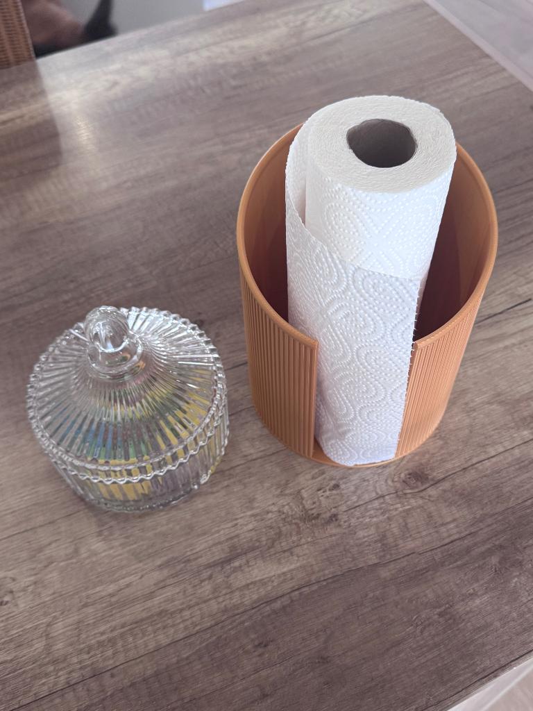 Keukenpapier houder, Huis en Inrichting, Ophalen, Overige typen, Goud, Kunststof