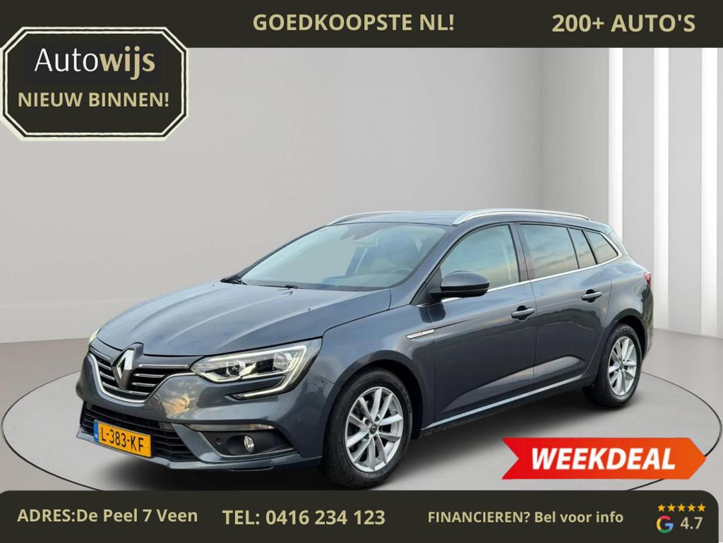 Renault Mégane Estate 1.3 TCe GT-Lin|AUT|CAMERA|LED|PDC|NAV, Stof, Gebruikt, 4 cilinders, 1290 kg