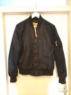 Alpha Industries Bomberjack Zwart/Oranje Maat M, Ophalen of Verzenden, Gedragen, Zwart, Alpha original