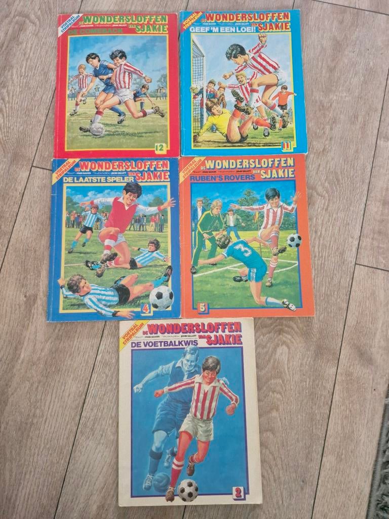 Sjakie en de Wondersloffen, Boeken, Complete serie of reeks, Ophalen of Verzenden, Gelezen, John Dellaert