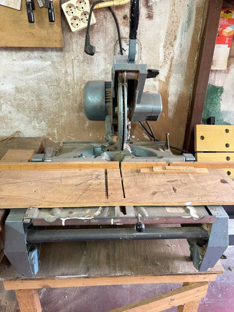 ELU afkortzaag / radiaalzaag – degelijk professioneel model, Doe-het-zelf en Verbouw, Gereedschap | Zaagmachines, Ophalen, Gebruikt