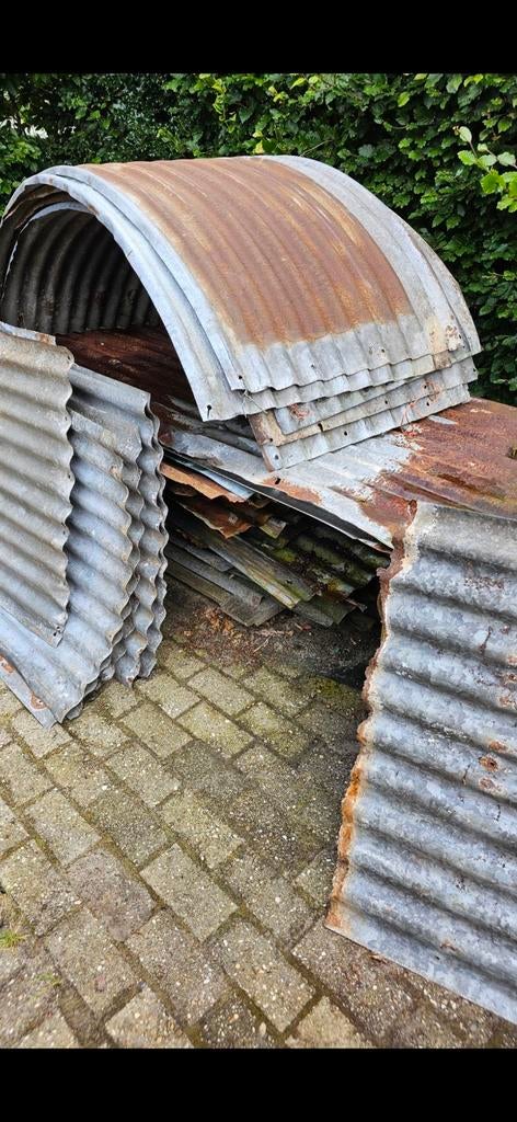 Oude metalen golfplaten ijzer voor een stoere look, Ophalen, Gebruikt